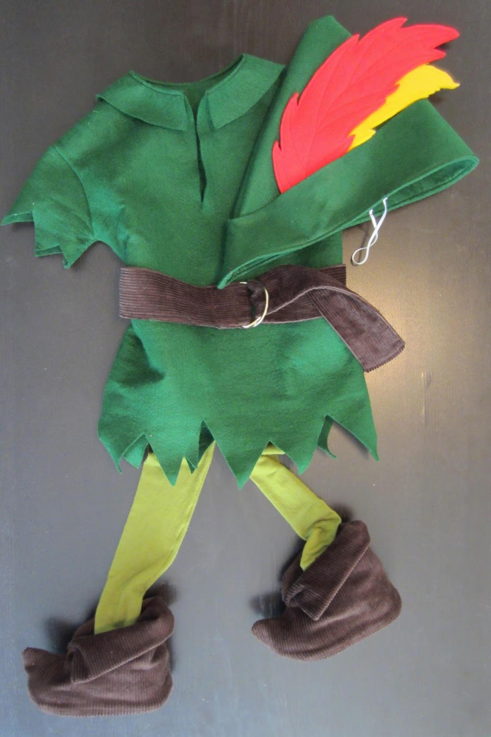 Homemade Peter Pan Costume